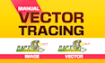do manual vector tracing, convert image to vector in adobe illustrator