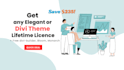 install any theme from elegant theme with lifetime license access