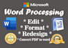 be your word processing assistant, ms word, google docs