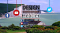 create a professional web banner, footer and fb cover
