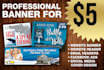do a professional website banner or header