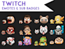 make twitch emotes and sub badges