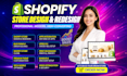 shopify store design and redesign shopify website design shopify dropshipping