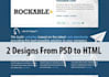 convert your .psd file into HTML
