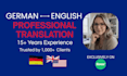 professionally translate german to english