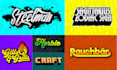 design custom typography, lettering, hand drawn text font logo