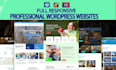 build a wordpress website or wordpress website design
