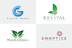 design 2 modern versatile logo concepts with source file
