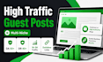 publish multi niche guest posts on high traffic blogs