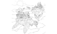 draw custom coloring book illustration for you
