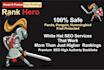 manually build high quality SEO backlinks to website blog or video