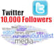10000 twitter followers