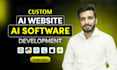 develop ai website, ai chatbot, ai software and ai web application