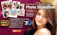 create a professional wedding, memorial, or birthday photo slideshow