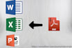 convert pdf to word,ecxel,powerpoint