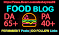 submit guest post in food blog da 65 plus