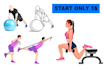 draw custom yoga exercise workouts  illustrations from image