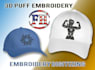 do 3d puff embroidery digitizing in few hours