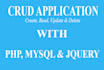 give you complete source code of a crud system with PHP