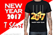 design Trendy 2017 New Year T Shirt