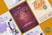 design a clean and minimalist flyer, brochure, poster