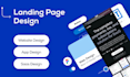 create website design, dashboard, mobile app design in figma