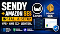 install sendy on vps, AWS ec2 or lightsail with amazon ses setup