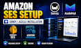 configure amazon ses and install sendy or acelle mail