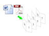 make a file for printing as a brochure from word or PDF