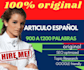 write original articles in spanish for your blog