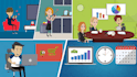 create a professional 2d animated explainer or sales video