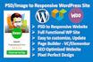 convert psd to wordpress responsive website