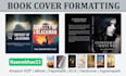 create print ready full wrap book cover for KDP and ingramspark