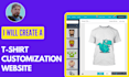 make tshirt, product customization website