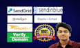 verify domain sendgrid mailgun mailjet sendinblue SMTP setup
