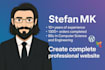 create complete professional website