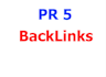 get you a PR5 link on my site
