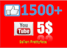 provide 1500 Youtube Likes