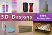 do 3d product rendering and mockup for online stores listing