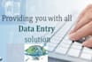 do data entry services,PDF to excel, word  work for 5 dollars