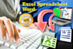 do data entry in Ms Excel with in 3 hrs