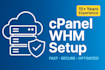install cpanel whm on vps with tuning and security hardening