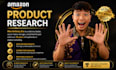 do amazon product research for you