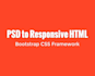 convert PSD to responsive HTML5 CSS3