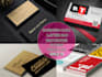 design double side cards, brochures and latterpad
