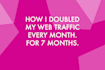 send at least 5000 unique visitors to your website