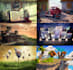 do 3d scenes and environment and  backgrounds and  illustrations