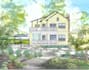 make artistic architectural watercolor renderings