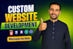 build a responsive business website using HTML CSS javascript and react website