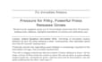 write a compelling, concise Press Release